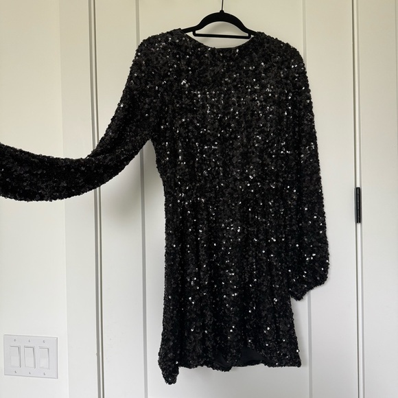 SUNDAY IN BROOKLYN BALLOON-SLEEVE MINI DRESS - Picture 6 of 8